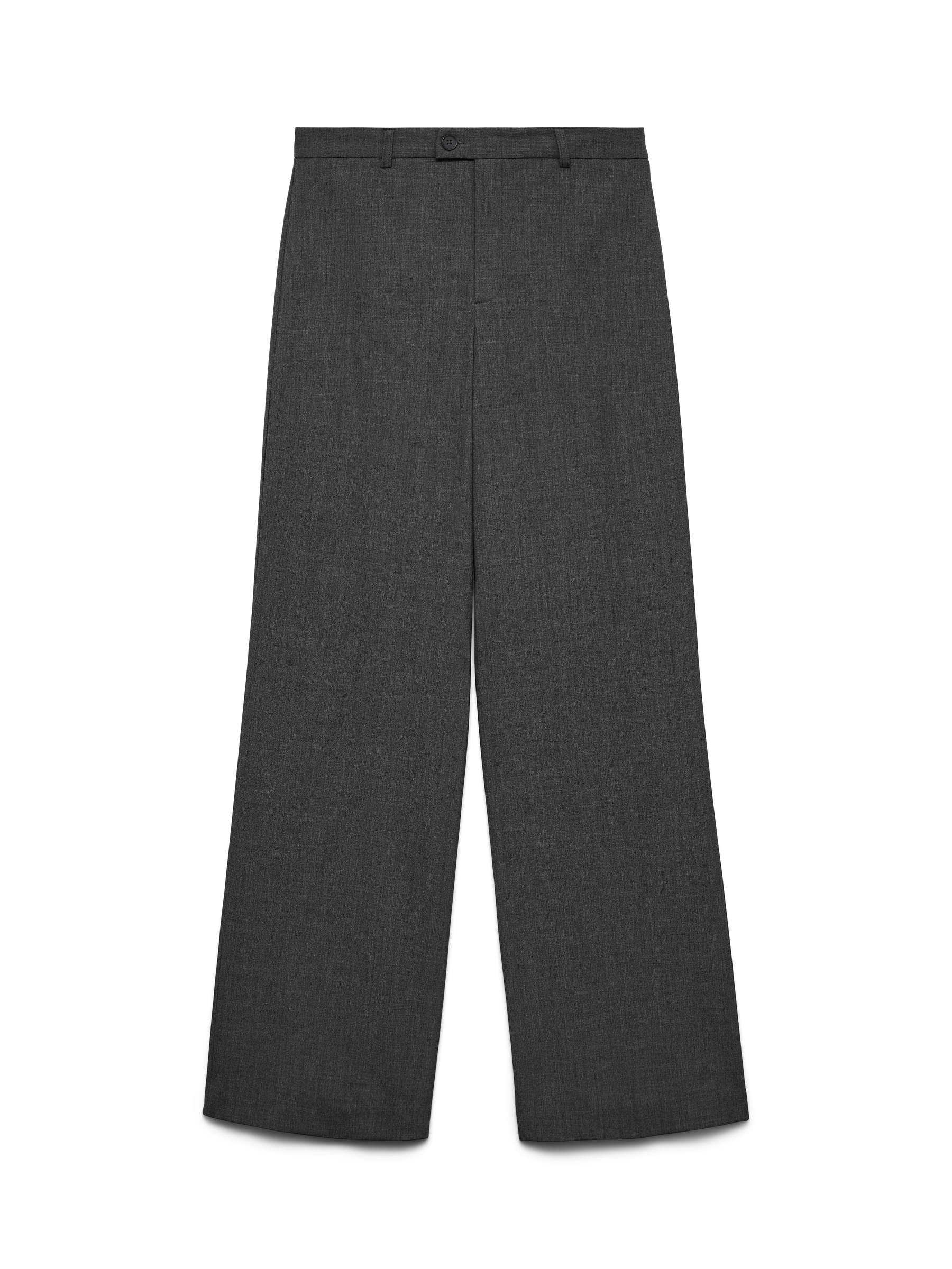 VERO MODA VMTEXAS straight pant in dark grey melange - Image 3