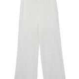 VERO MODA VMTHAS wide pant vo in snow white - Image 3