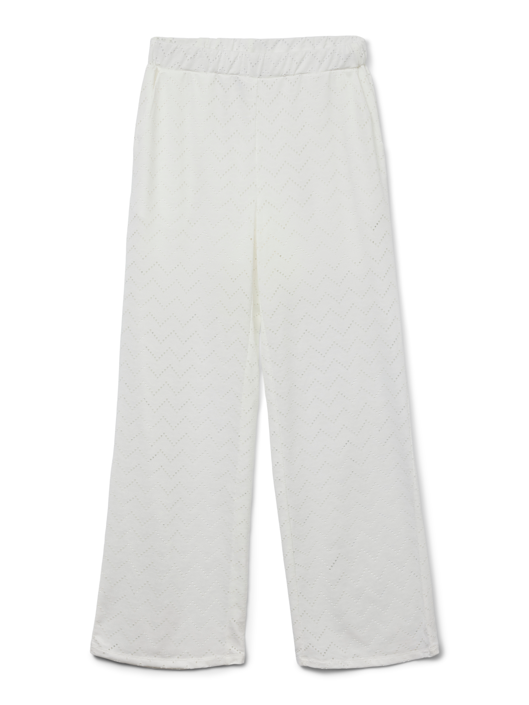 VERO MODA VMTHAS wide pant vo in snow white - Image 3