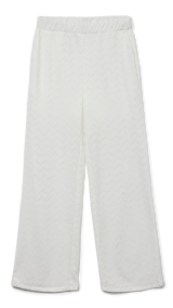 VERO MODA VMTHAS wide pant vo in snow white - Image 3