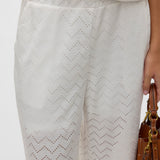 VERO MODA VMTHAS wide pant vo in snow white - Image 6