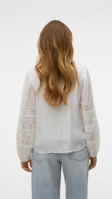VERO MODA VMTIFFANI top ce in snow white - Image 2