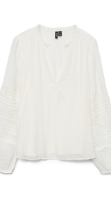 VERO MODA VMTIFFANI top ce in snow white - Image 3