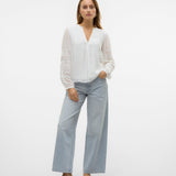 VERO MODA VMTIFFANI top ce in snow white - Image 4