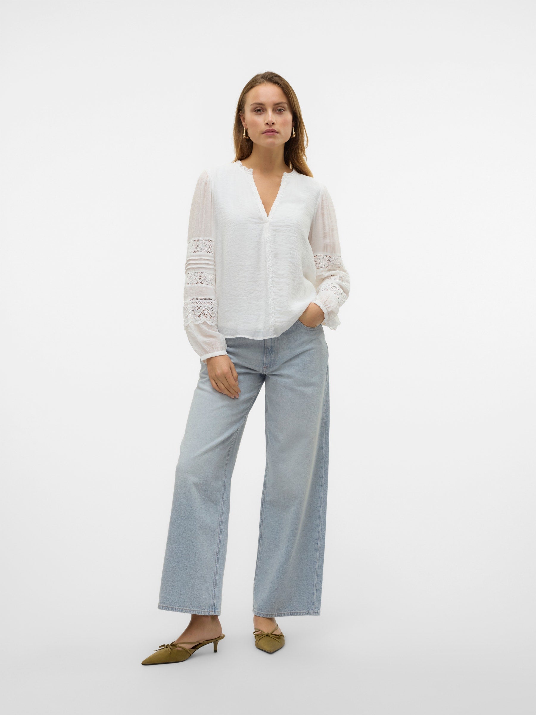 VERO MODA VMTIFFANI top ce in snow white - Image 4