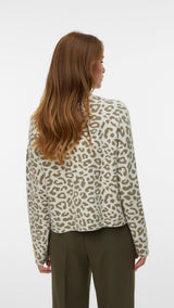 VERO MODA VMTRES bien o-neck pullover in birch - Image 2