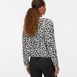 VERO MODA VMTRES bien o-neck pullover in birch w. black - Image 2