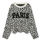 VERO MODA VMTRES bien o-neck pullover in birch w. black - Image 3