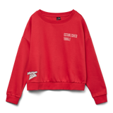 VERO MODA VMTRINA sweat box boo in ribbon red michigan state - Image 3