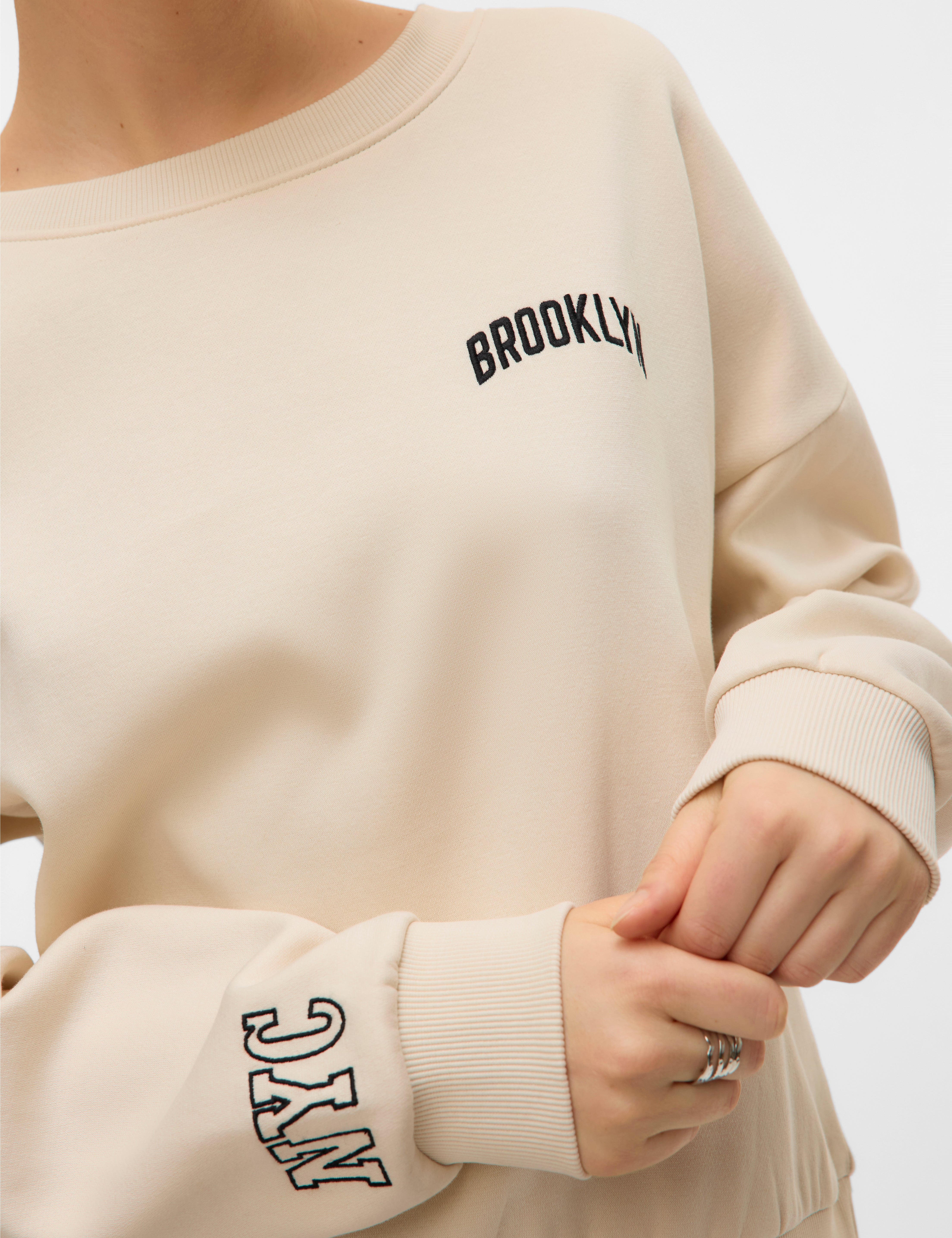 VERO MODA VMTRINA sweat box boo - birch