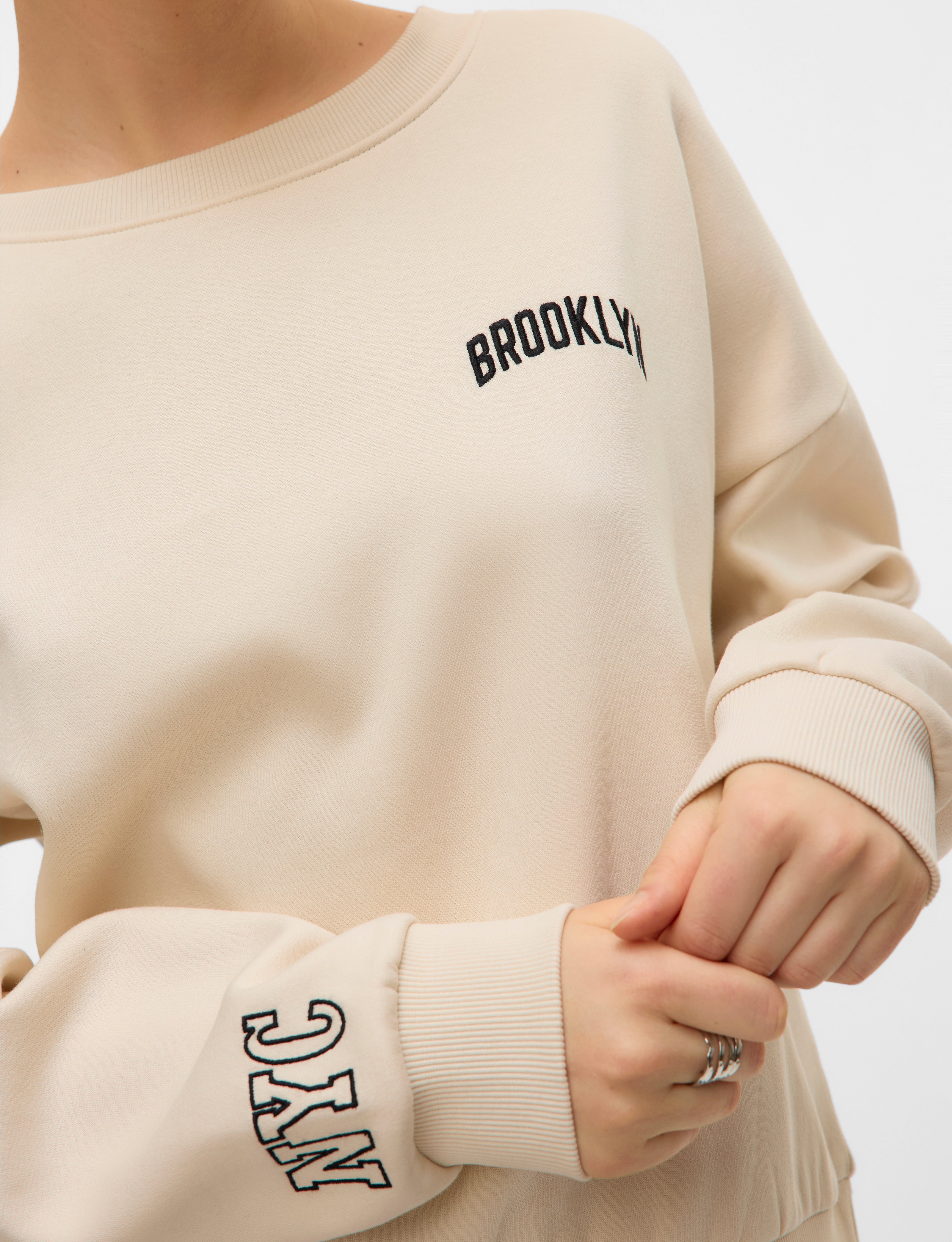 VERO MODA VMTRINA sweat box boo - birch