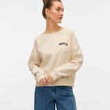 VERO MODA VMTRINA sweat box boo in birch nyc - Image 1