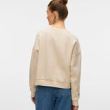 VERO MODA VMTRINA sweat box boo in birch nyc - Image 2