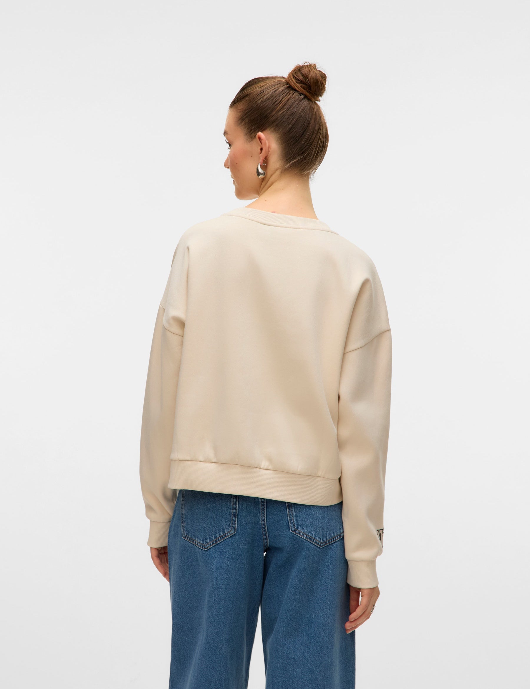 VERO MODA VMTRINA sweat box boo in birch nyc - Image 2