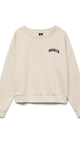 VERO MODA VMTRINA sweat box boo in birch nyc - Image 3
