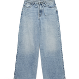 VERO MODA VMWIEN wide belt jeans in light blue denim - Image 3